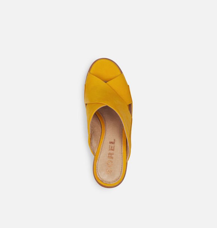 Sandalias Sorel Mujer - Nadia™ Mule Amarillo - 83957-QMXG